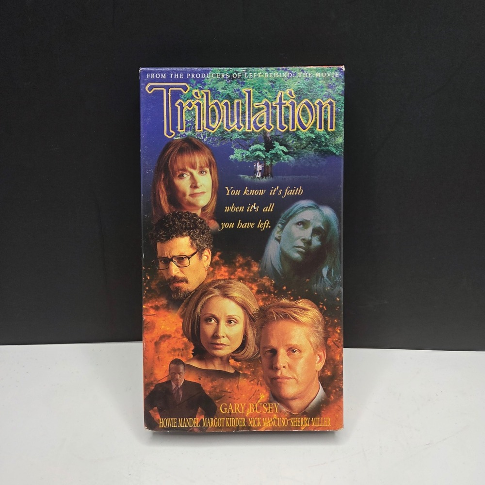 Tribulation VHS Movie Gary Busey Howie Mandel Christian Thriller Left Behind